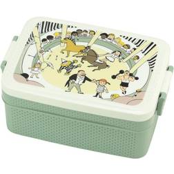Rätt Start Pippi Cirkus Lunch Box 8 x 18.5 cm Green-White