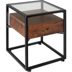 tectake Nightstand Preston Bedside Table