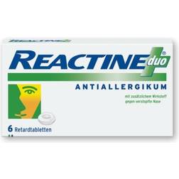 Reactine duo Retardtabletten 6 Retard-Tabletten 6 Stk. Tablette