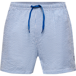 Only & Sons Printed Swim Shorts - Blue/Turkish Sea