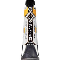 Rembrandt Acrylic Colour Tube Transparent Yellow Medium 40ml