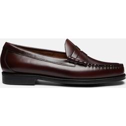 G.H.BASS Men's Weejun Ii Larson Moc Penny Wine Leather