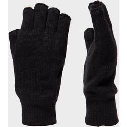 PETER STORM Thinsulate Fingerless Gloves, Black