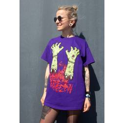 Horizon Unisex T-Shirt Zombie Hands - Purple