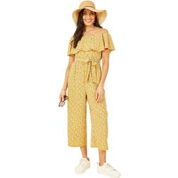 Mela London Daisy Print Bardot Jumpsuit