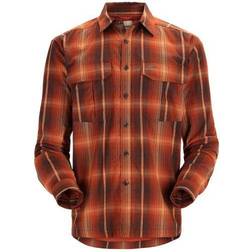 Simms Coldweather Shirt Hickory Clay Plaid