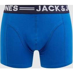 Jack & Jones Læder Boksershorts Blå/Sort/Hvid