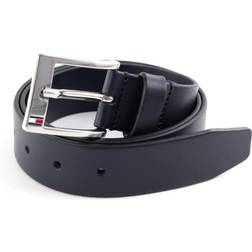 Tommy Hilfiger New Aly Läderbälte För Män - Midnatt