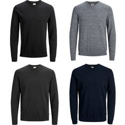 Jack & Jones Jjebasic Knit V-Neck Noos Black
