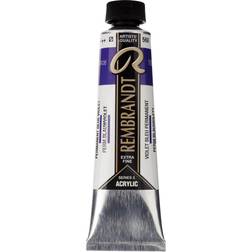 Rembrandt Acrylic Colour Tube Permanent Blue Violet 40ml