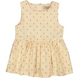 Wheat Thelma Dress - Sandstone Dot