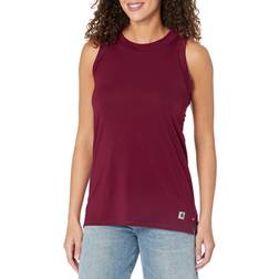 Carhartt Women's LWD Relaxed Fit Tank Top, Bordeaux