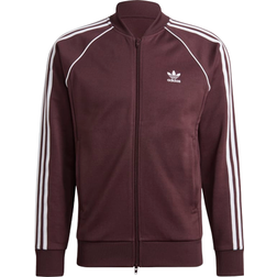 Adidas SST Track Jacket - Shadow Maroon/White