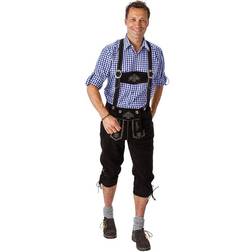 Hisab Joker Oktoberfest Lederhosen Deluxe Sort