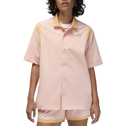 Nike Jordan Women's Button-Up Shirt - Atmosphere/Celestial Gold