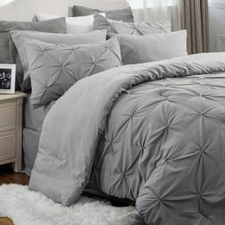 Bedsure 7 Pieces Bed Linen Grey (243.8x205.7cm)