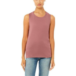 Bella+Canvas Women's Flowy Scoop Muscle Tank - Mauve