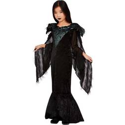 Smiffys Deluxe Raven Princess Costume, Black