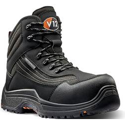 V12 Caiman Waterproof Safety Work Boots Black