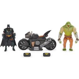 Batman Batcycle m/ 10 cm Killer Croc