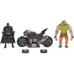 DC Comics Batman Batcycle m/ 10 cm Killer Croc