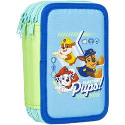 Paw Patrol Trippel pennfodral Blå 13 x 6 x 19,5 cm