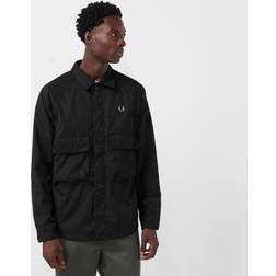 Fred Perry Utility Overshirt, Black