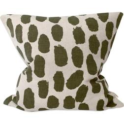 Fine Little Day Dots Kuddöverdrag Grön, Beige