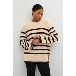 Kaffe KAcilla Knit Pullover Black Stripe