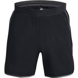 Under Armour UA HIIT Woven 6in Shorts, Black