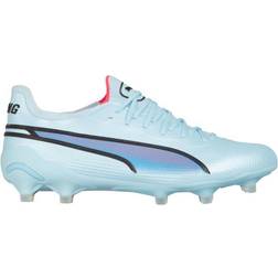 Puma King Ultimate FG/AG W - Silver Sky/Black/Fire Orchid