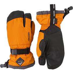 Hestra Jr Gauntlet CZone 3-finger - Orange/Graphite (32532-510380)