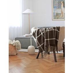 Elvang Elvang Tartan plaid Tæppe Hvid, Beige