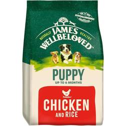 James Wellbeloved Dry Puppy Food Chicken & Rice 15kg x1 bag