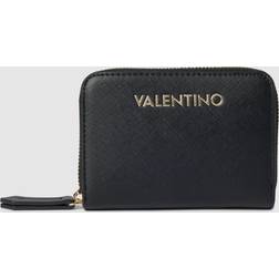 Valentino zero re zip around wallet geldbörse nero