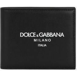 Dolce & Gabbana Calfskin bifold wallet with logo