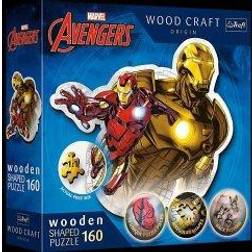 Trefl Wood Craft Origin Marvel Avengers Puslespil Brave Iron Man 160 Brikker