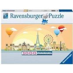 Ravensburger Air Ballon Over Paris 1000p Bestillingsvare, leveringstiden kan ikke oplyses