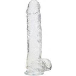 RealRock Crystal Clear Dildo 10" Färg: Transparent