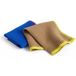 Hay Canteen Disktrasa Set of 2 W31 x L31 cm Blue Fuchsia Diskduk Beige, Gul, Rosa, Blå