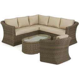 Maze Rattan Winchester Natural Outdoor Lounge Set