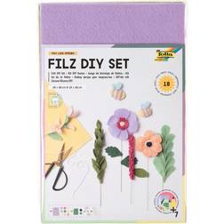 Folia Filz DIY Kit SPRING 11tlg