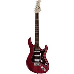 Cort G110 Guitare électrique série G Rouge pores ouverts