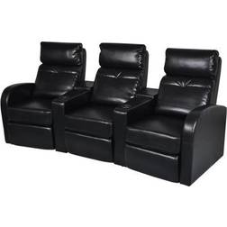 vidaXL 3-Seater Home Theater Recliner Sofa