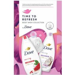 Dove Time to Refresh Body Wash Collection 2Pcs Gift Set Her Shower