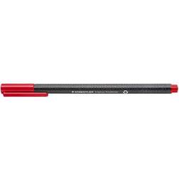 Staedtler fineliner triplus 0,3mm 334 R-3 genanvendt plast rød