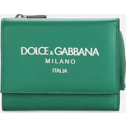 Dolce & Gabbana Calfskin wallet with raised logo - dg_mi_italia_f_smera one