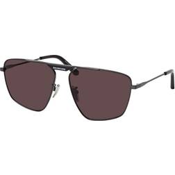 Balenciaga BB 0246SA 001, AVIATOR Sunglasses, MALE