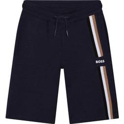 HUGO BOSS Navy Striped Shorts 10Y