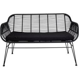 House Nordic Polyrattan mit Kissen mit Füßen Trieste - Noir Sofa